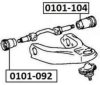 TOYOT 4863228050 Control Arm-/Trailing Arm Bush